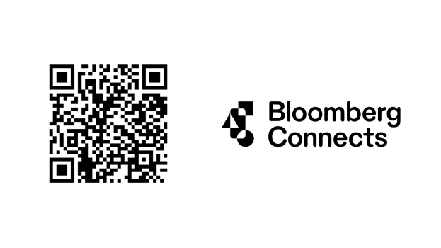 QR Code, Bloomberg Logo